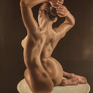 Nude study 1 by Attila Vidács
