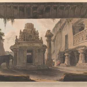 View of Indra Sabhâ, Looking Outward by James Wales, Daniell Thomas