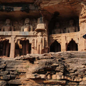 Colossal Tirthankaras, 7th-15th c. by Gwalior, Madhya Pradesh