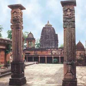 Jain Temples Before (left) and After Restoration and Modernization (right) by Deogarh, Uttar Pradesh, India 