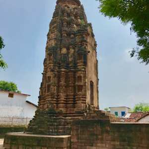 Bhand Deul Jain Temple with Wall Elevation Detail by Arang, Chhattisgarh, India