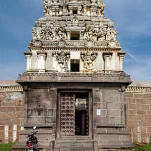 Exterior View of Gateway Trilokyanatha Jeenaswamy Temple by Tiruparuttikunram, Kanchipuram, Tamil Nadu