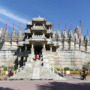 Dharna Vihara, a Chaturmukha temple by Rishabha, Ranakpur, Rajasthan