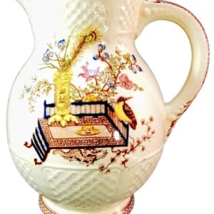 Unnamed (Platform with Teacup & Flowers) by Unknown Maker 