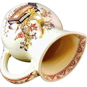Unnamed (Platform with Teacup & Flowers) by Unknown Maker 