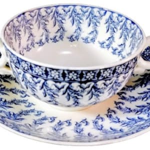 Unnamed (Draping Floral Tendrils) by Worcester Royal Porcelain Co.