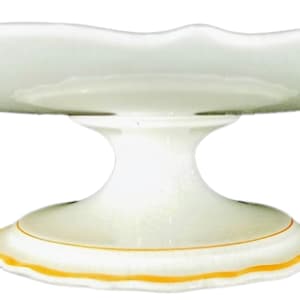 Unnamed (Japanese Fan - Seashore Cottage) by Old Hall Earthenware Co. Ltd. 