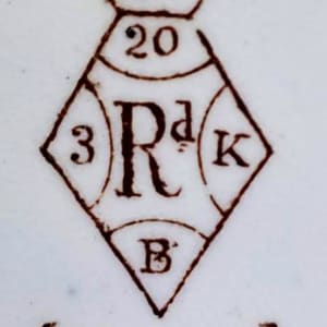Anglais (Warwick Castle/Guy’s Cliff House) by William Alsager Adderley & Co.  Image: Printed Registry Diamond