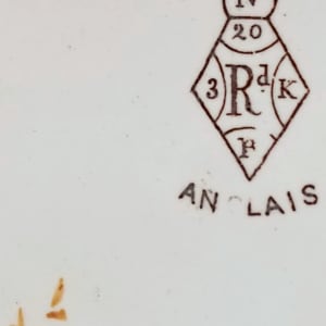 Anglais (Hughenden Manor) by William Alsager Adderley & Co.  Image: Printed Registry Diamond