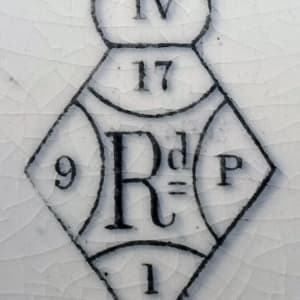 Arabesque by James Edwards & Son  Image: Printed Registry Diamond