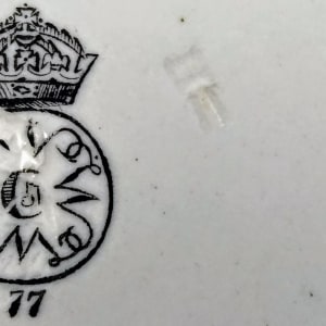 Unnamed (Golden Band: Crane) by Worcester Royal Porcelain Co. 