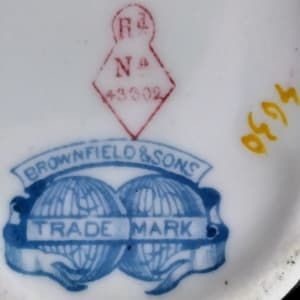 Unnamed (Flower Vines) by William Brownfield & Son(s), Image 10.