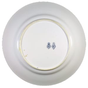 Unnamed (Crane & Butterfly) by Worcester Royal Porcelain Co. 