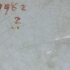 9982/2 (Floral Sheet) by Pinder, Bourne & Co.  Image: Pattern Number & Impressed Registry Diamond