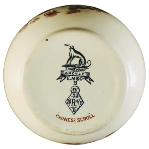 Argyle: Chinese Scroll by Edge, Malkin & Co.  Image: Underside