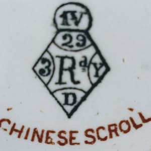 Argyle: Chinese Scroll by Edge, Malkin & Co.  Image: Printed Registry Diamond