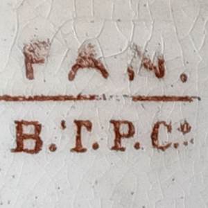Fan by Bovey Tracey Pottery Co. 