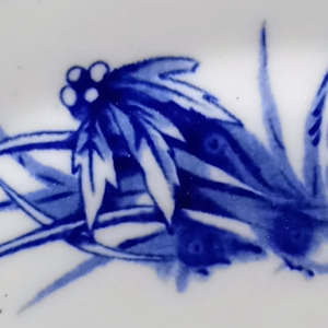 Unnamed (Crane & Floral Medley) by Worcester Royal Porcelain Co. 