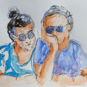 Pair in Sunglasses by Kit Hoisington