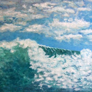 Wave and Clouds by Kit Hoisington 