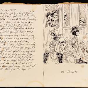 A Terezin Diary by Naomi Alcantara  Image: A Terezin Diary, Page 5.