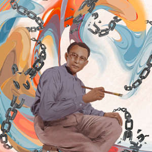Breaking the Chains by Brushstroke by Fuhan Xue