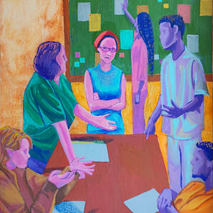 The Revolutionary Salon by Yana Lei Gould, Image 1.