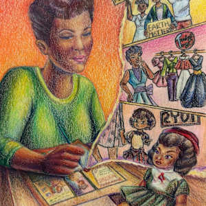 Jackie Ormes in Comics to Reality by Han Le, Image 1.