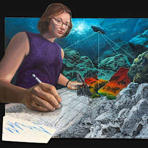 Charted from the Shore by Annabelle Nam, Image 1.