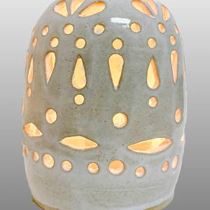 Carved Lamp by Ella Lickei