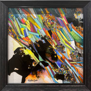 Biotite, X-Polarizing Microscope by Barbra Kieffer Rowe