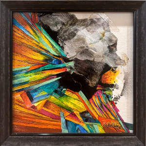 Muscovite, X-Polarizing Microscope by Barbra Kieffer Rowe