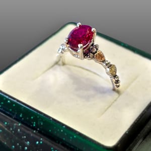 Ruby Ring by Ildiko Wagner