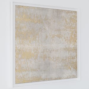 White & Gold Debris Negative by JOYCE BILLET 