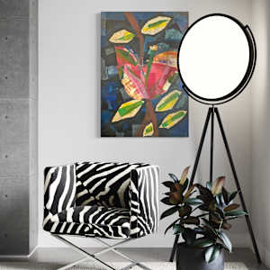 Bougainvillea Mosaic by Jeanne Connolly 