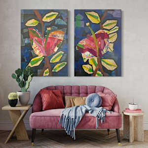 Bougainvillea Mosaic by Jeanne Connolly 
