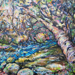 Purgatory Chasm Floor by Anita L Loomis  Image: Royal River - Detail 1