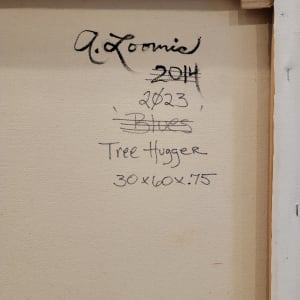 Tree Hugger by Anita L Loomis  Image: Tree Hugger - Back Signature