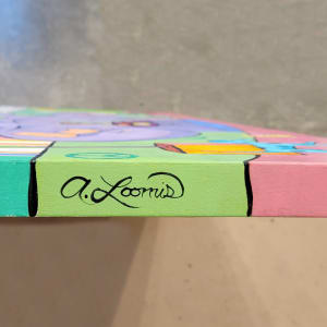 Tree Hugger by Anita L Loomis  Image: Tree Hugger - Left edge signature