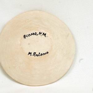 Acoma Flat Bowl by M. Antonio 