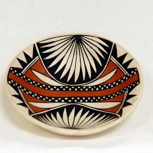 Acoma Flat Bowl by M. Antonio