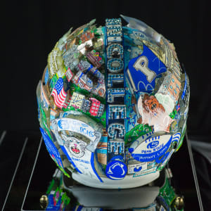 Penn State / Penn College Football Helmet by Charles Fazzino 