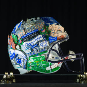 Penn State / Penn College Football Helmet by Charles Fazzino 