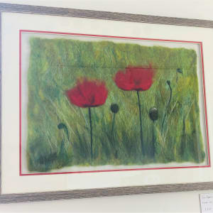 Two Poppies by Ushma Sargeant Art 