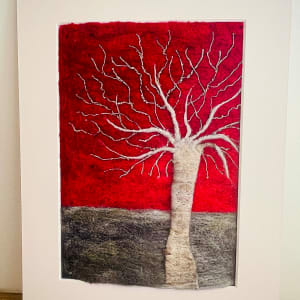 silver tree by Ushma Sargeant Art