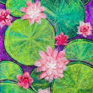 Blooming Lilies by Ushma Sargeant Art 