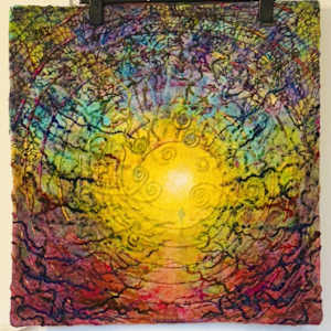 Walk out into Colour (2025) by Ushma Sargeant Art
