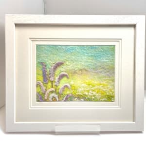 Blue Meadow by Ushma Sargeant Art