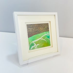 White Horse Night by Ushma Sargeant Art