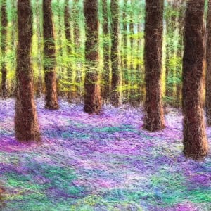 Bluebell Woods 10 by Ushma Sargeant Art